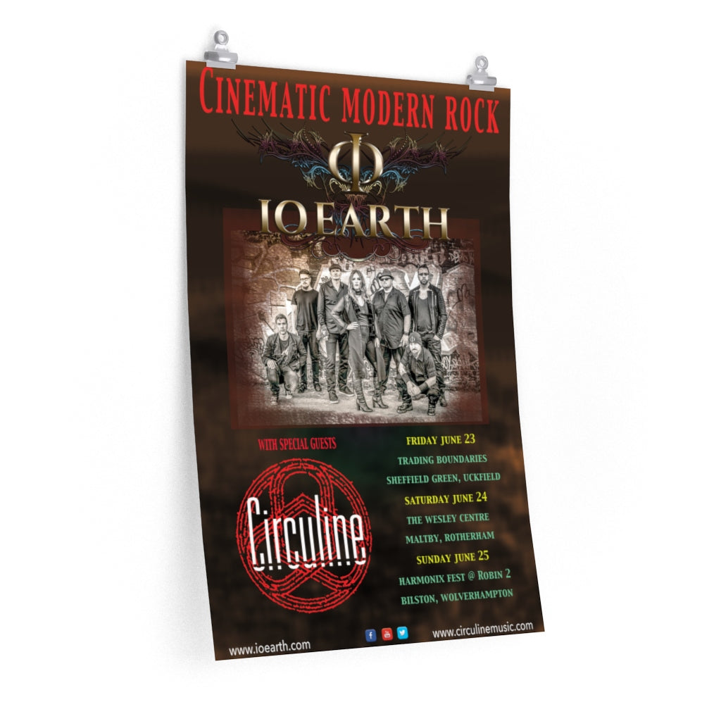IOEarth - Circuline UK Tour Poster Special Edition Poster