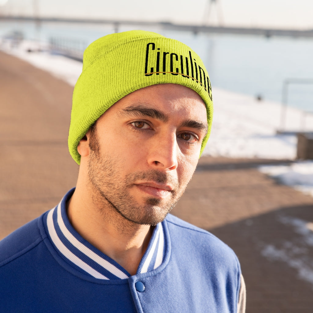 Circuline Knit Beanie