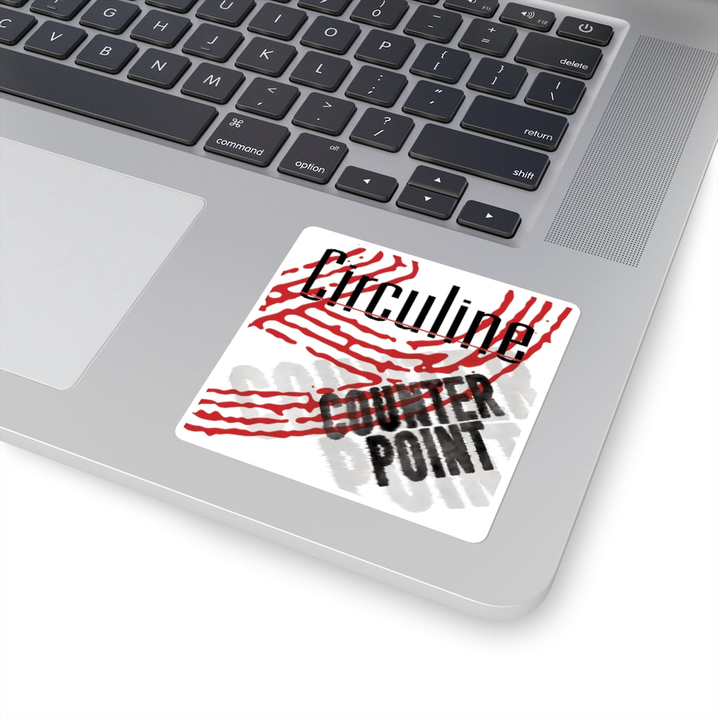 Circuline Counter Point CD Cover Art Square Sticker