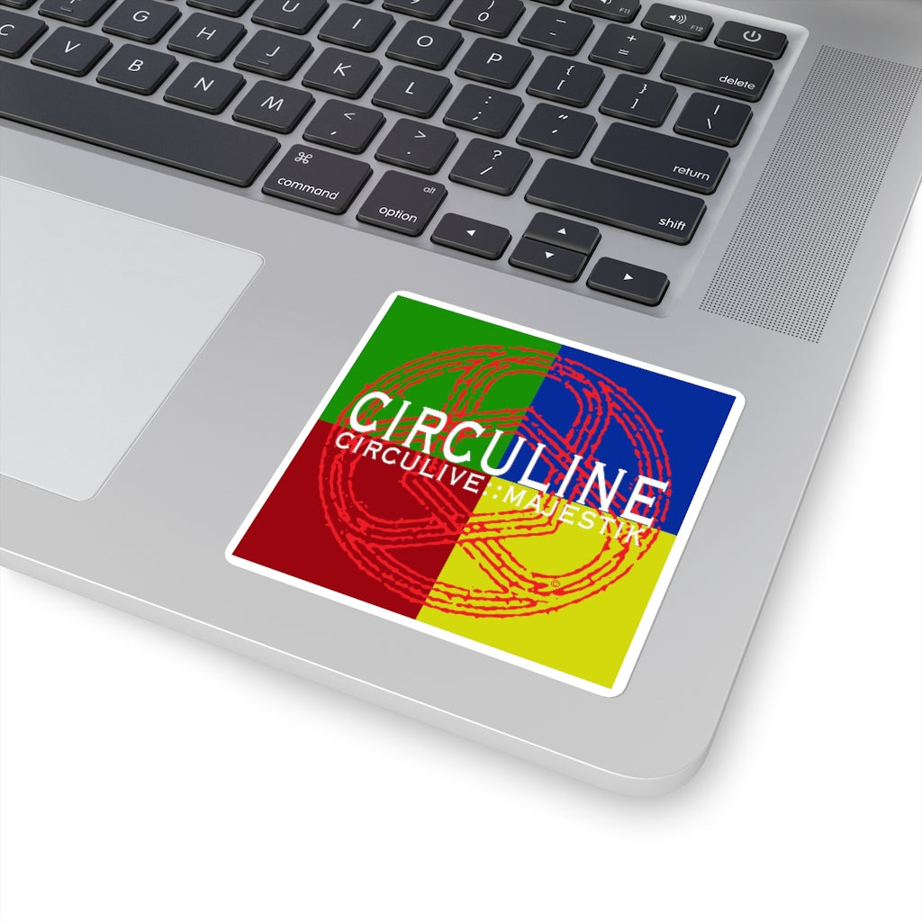 Circulive::Majestic Square Sticker