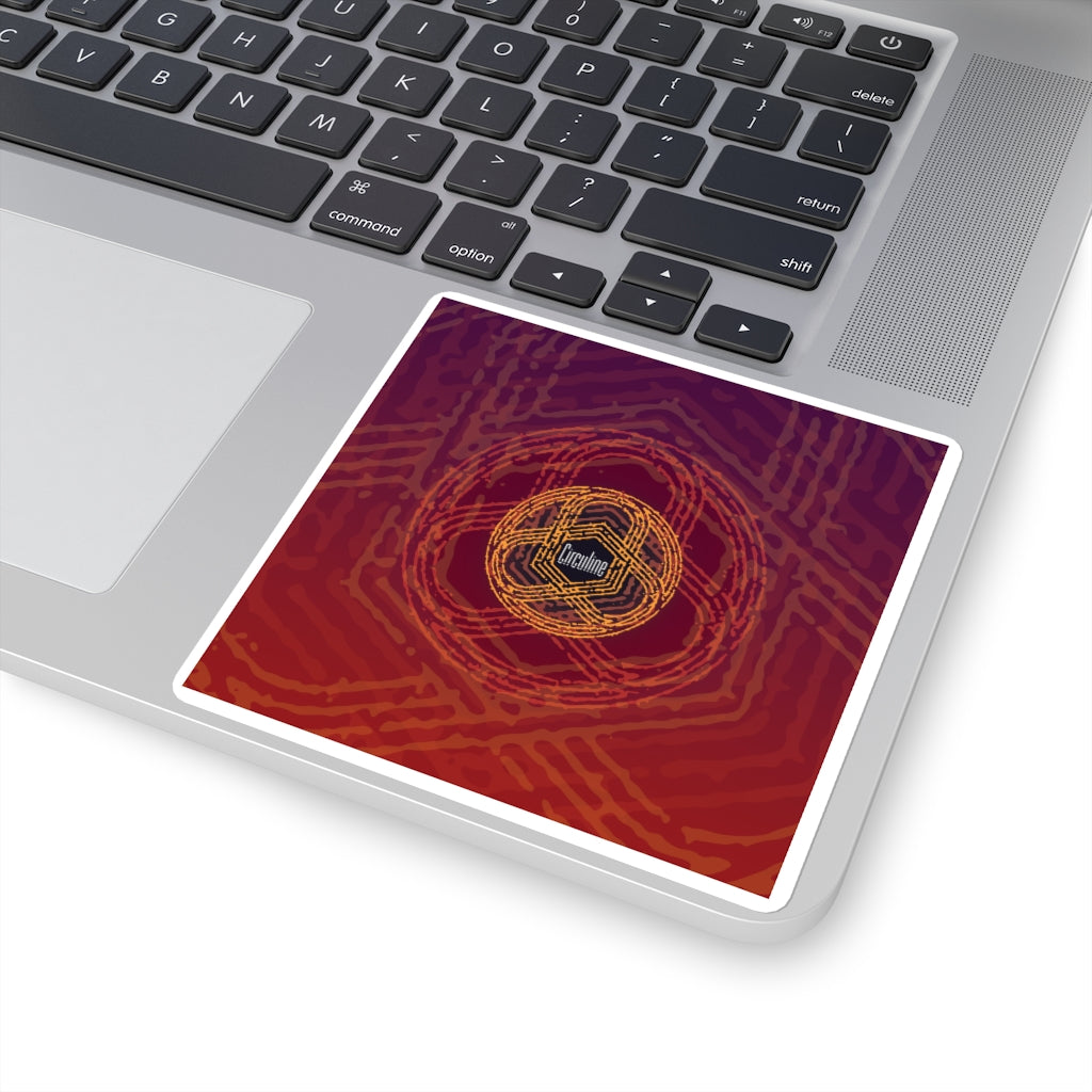 Circuline Return CD Cover Art Square Sticker
