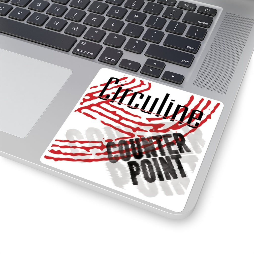Circuline Counter Point CD Cover Art Square Sticker