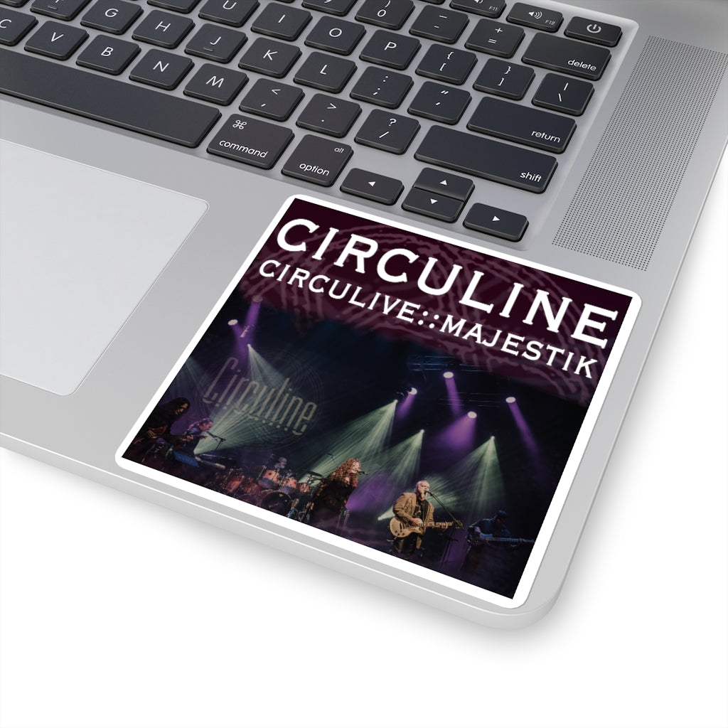 Circuline Circulive::Majestik Cover Art Square Sticker