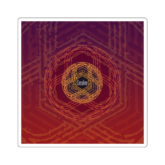 Circuline Return CD Cover Art Square Sticker