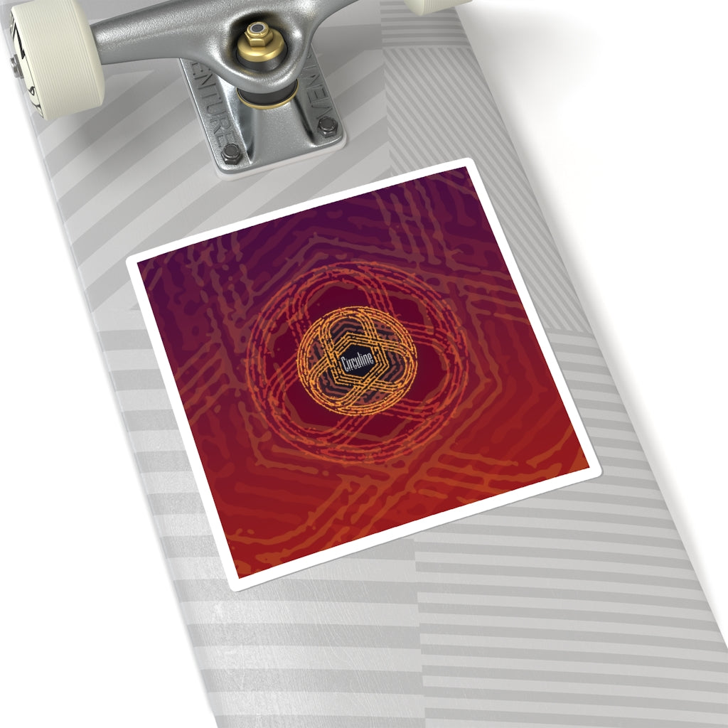 Circuline Return CD Cover Art Square Sticker