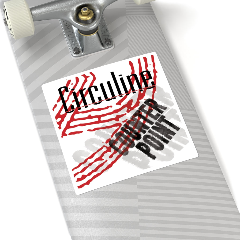 Circuline Counter Point CD Cover Art Square Sticker