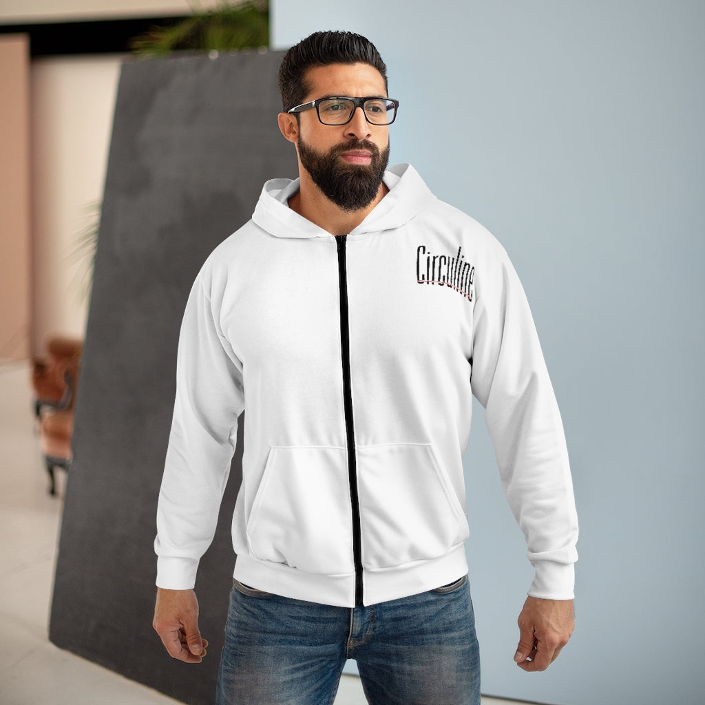 Circuline AOP Unisex Zip Hoodie