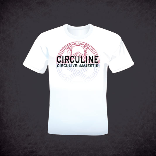 Circuline T-Shirt White - MAJESTIK (MEN)