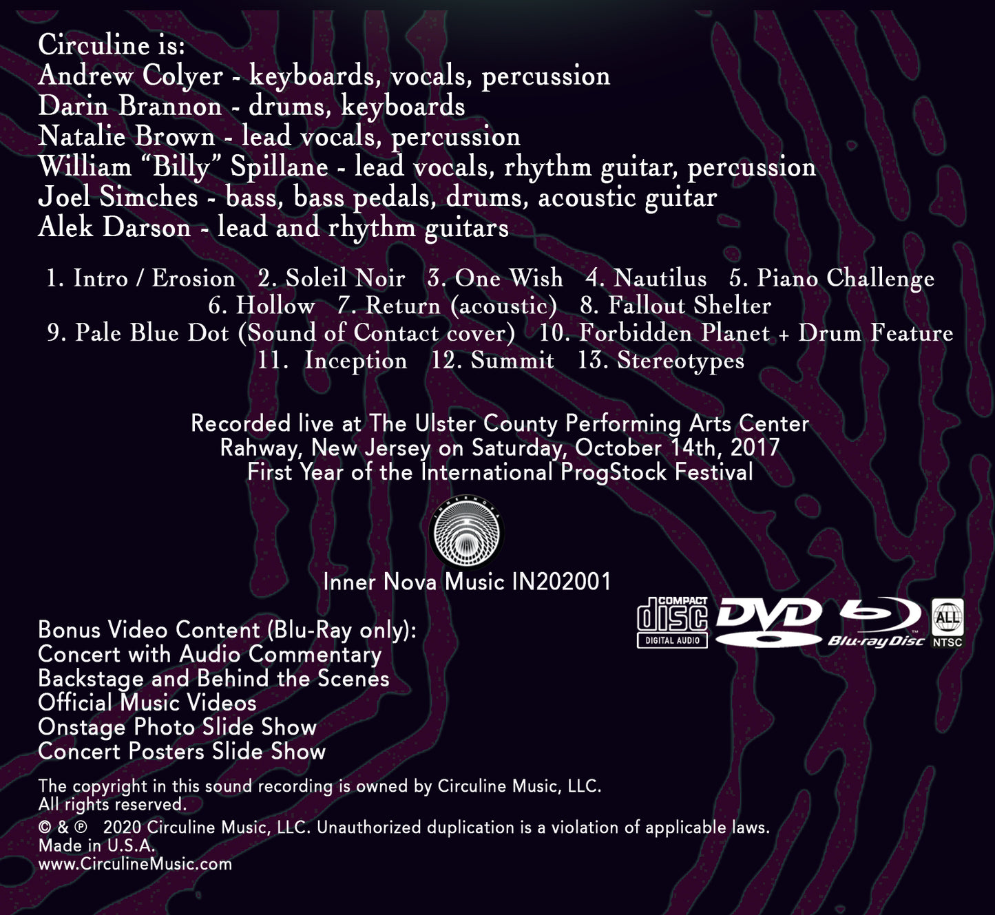 CircuLive::NewView Blu-Ray | DVD | CD