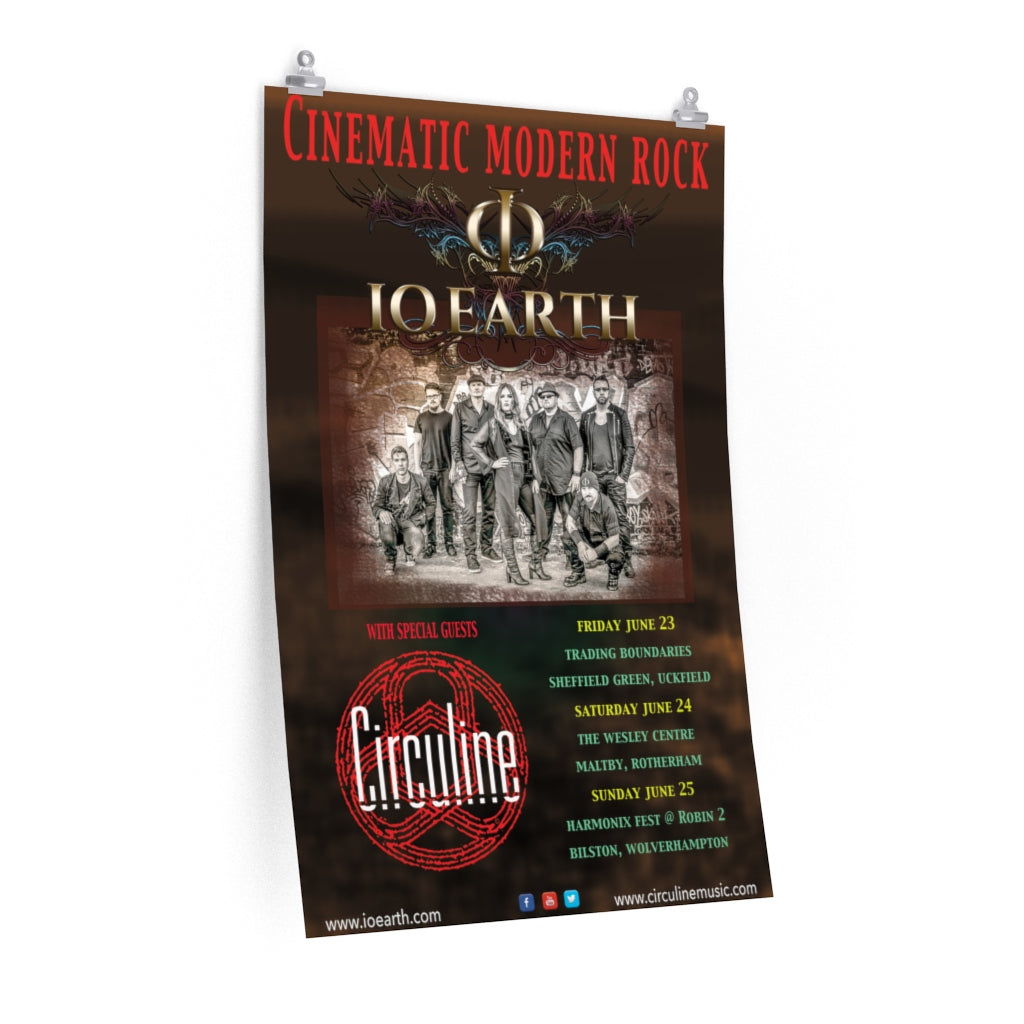 IOEarth - Circuline UK Tour Poster Special Edition Poster