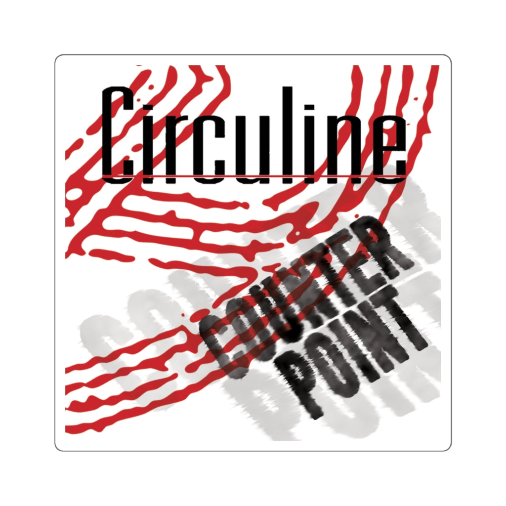Circuline Counter Point CD Cover Art Square Sticker